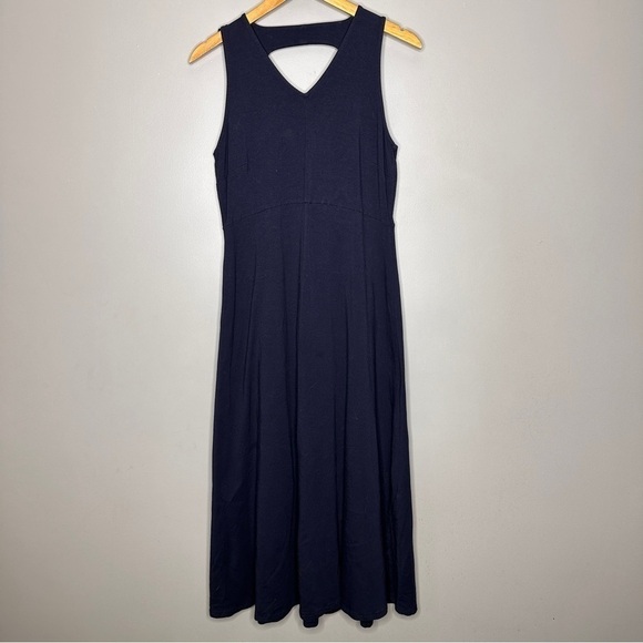 Talbots navy midi tank dress - Picture 1 of 7